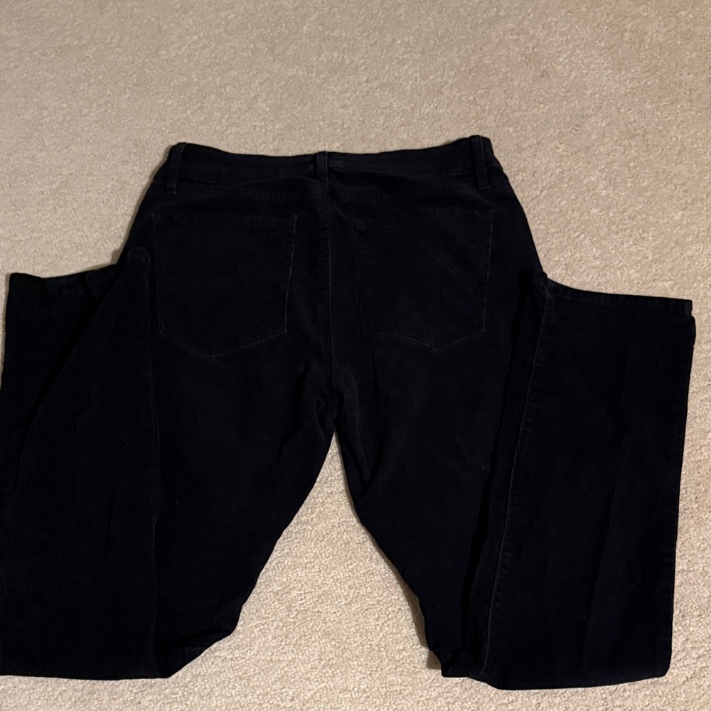 LOFT Midnight Corduroy Curvy Straight Jeans - Picture 9 of 9